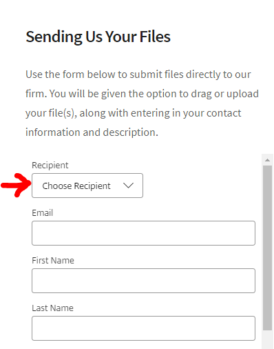 Choose Recipient