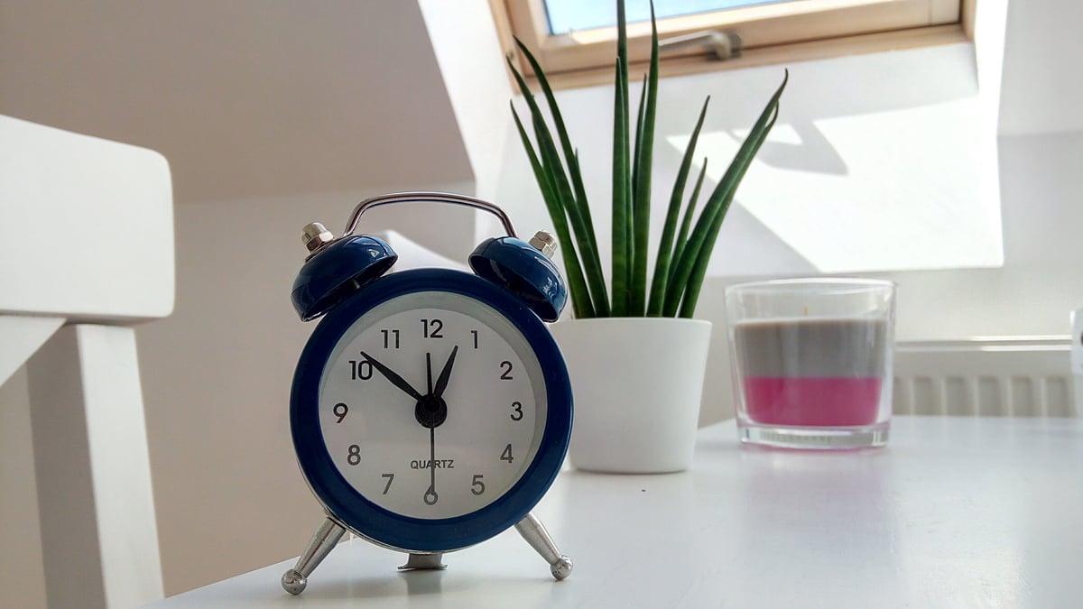 round-blue-alarm-clock-with-bell-on-white-table-near-snake-1179490